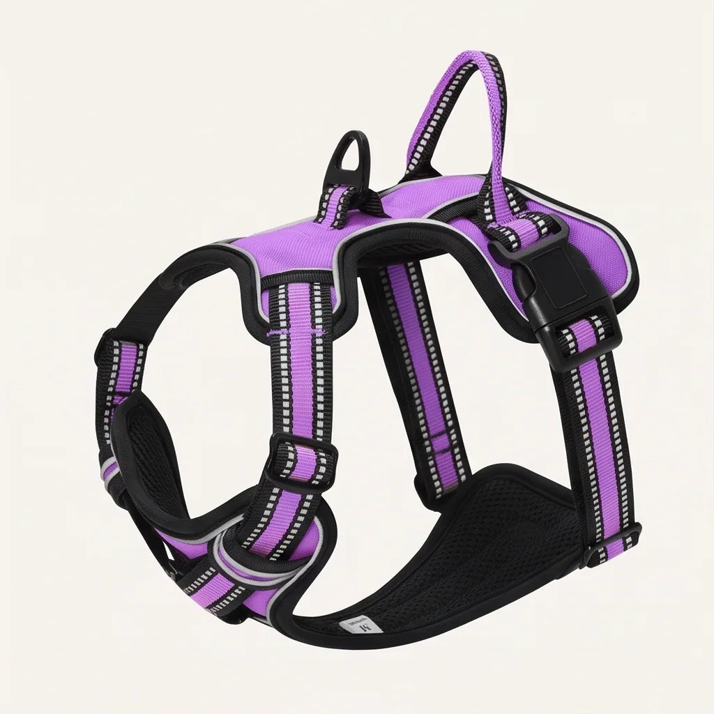 Harnais Anti-Traction Réfléchissant pour Chien